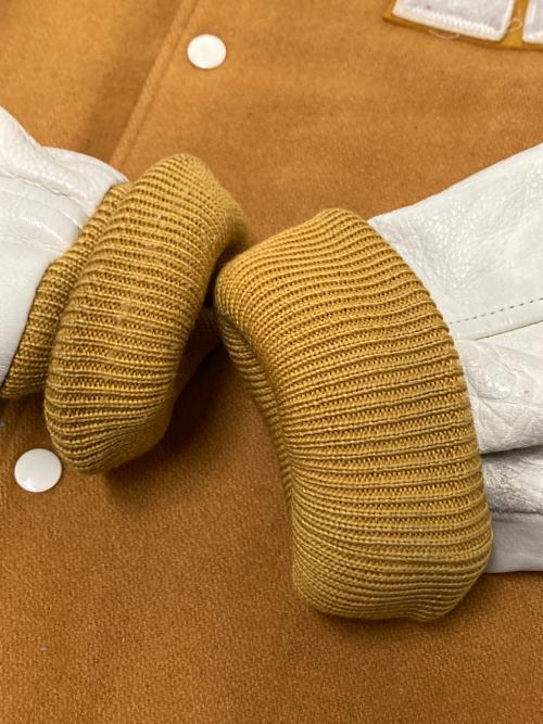 MACBETH（マクベス）MACBETH (マクベス) スタジャン オレンジ×アイボリー サイズ:Mの古着・服飾アイテム