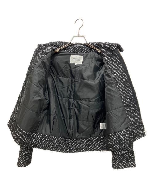 ARPEGE STORY（アルページュストーリー）ARPEGE STORY (アルページュストーリー) ループツイードZIPブルソン ブラック サイズ:1の古着・服飾アイテム