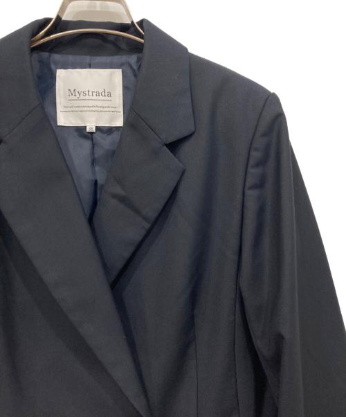Mystrada（マイストラーダ）Mystrada (マイストラーダ) ダブルボタンテーラードジャケット ネイビー サイズ:38の古着・服飾アイテム