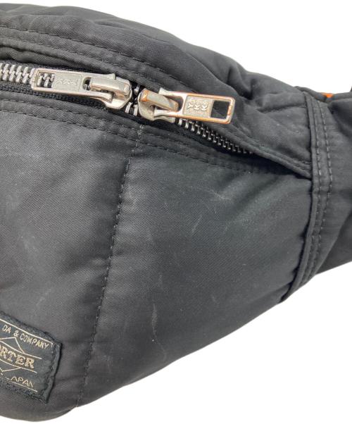 PORTER（ポーター）PORTER (ポーター) TANKER(タンカー)WAIST BAG ブラックの古着・服飾アイテム