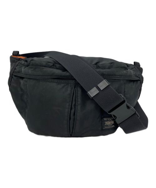 PORTER（ポーター）PORTER (ポーター) TANKER(タンカー)WAIST BAG ブラックの古着・服飾アイテム