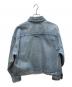 THIRD MAGAZINE (サードマガジン) デニムオーバーシャツジャケット ブルー サイズ:9：27000円