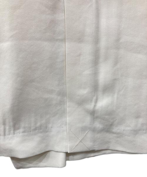 THIRD MAGAZINE（サードマガジン）THIRD MAGAZINE (サードマガジン) リネン混ショートスリーブジャケット ホワイト サイズ:9の古着・服飾アイテム
