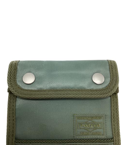 PORTER（ポーター）PORTER (ポーター) FADE WALLET ライトグリーンの古着・服飾アイテム
