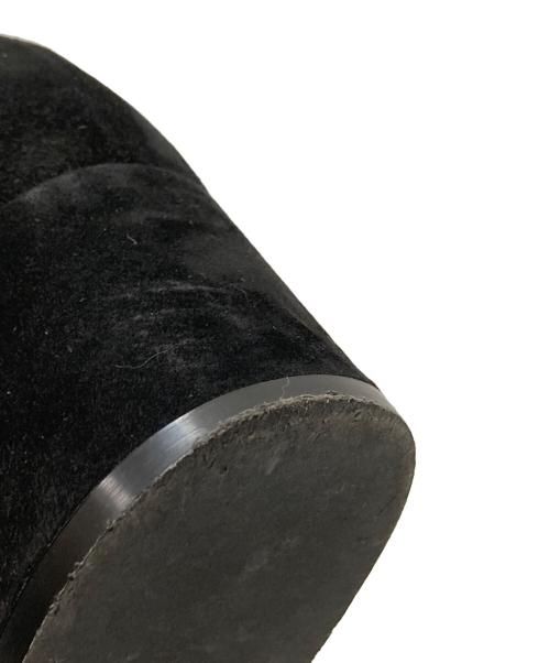 sergio rossi（セルジオロッシ）sergio rossi (セルジオロッシ) ブロックヒールポインテッドトゥパンプス ブラック サイズ:37の古着・服飾アイテム