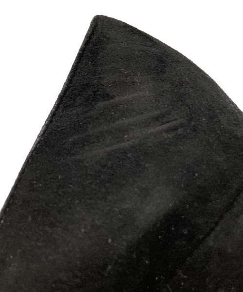 sergio rossi（セルジオロッシ）sergio rossi (セルジオロッシ) ブロックヒールポインテッドトゥパンプス ブラック サイズ:37の古着・服飾アイテム