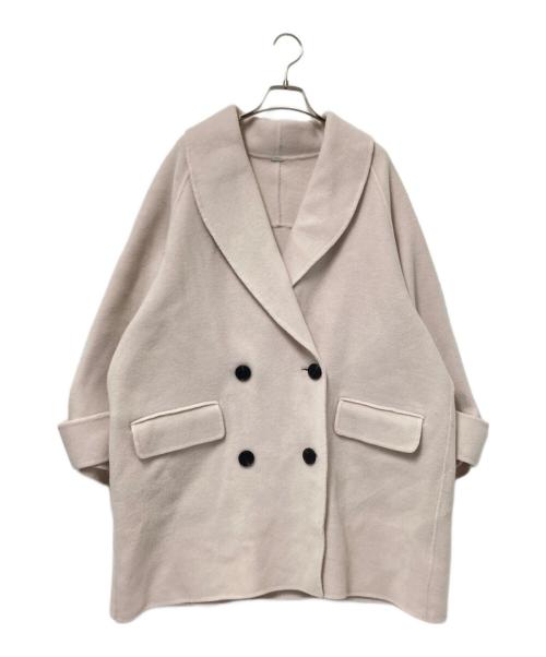 Mila Owen（ミラオーウェン）Mila Owen (ミラオーウェン) 接結ハーフ丈Aラインコート アイボリー サイズ:ONEの古着・服飾アイテム