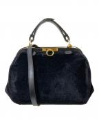 Roberta di camerinoロベルタ ディ カメリーノ）の古着「がま口2WAYバッグ」｜ブラック