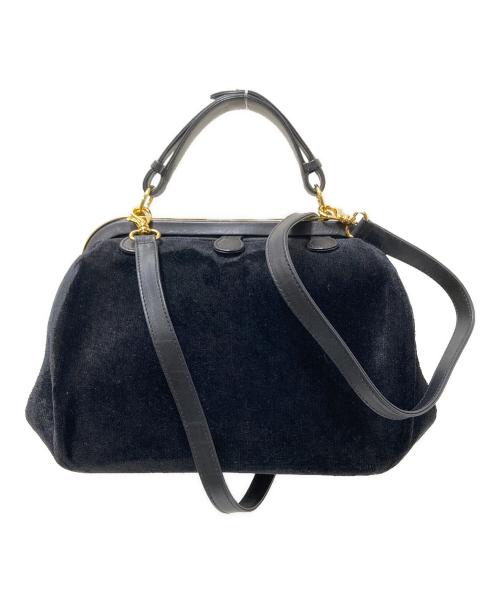 Roberta di camerino（ロベルタ ディ カメリーノ）Roberta di camerino (ロベルタ ディ カメリーノ) がま口2WAYバッグ ブラック サイズ:下記参照の古着・服飾アイテム