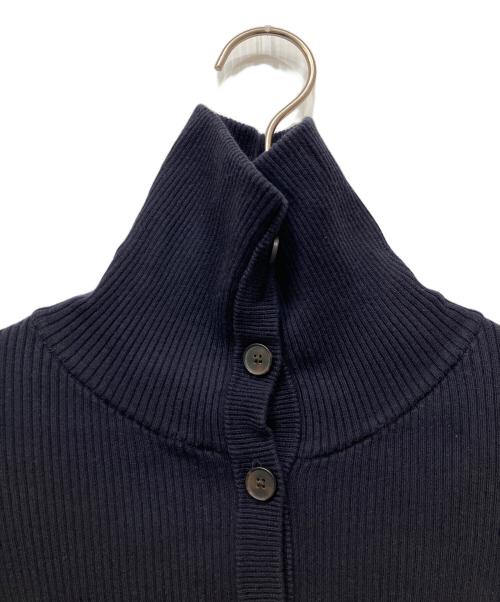 MACPHEE（マカフィー）MACPHEE (マカフィー) コットンリブハイネックプルオーバー ネイビー サイズ:Sの古着・服飾アイテム