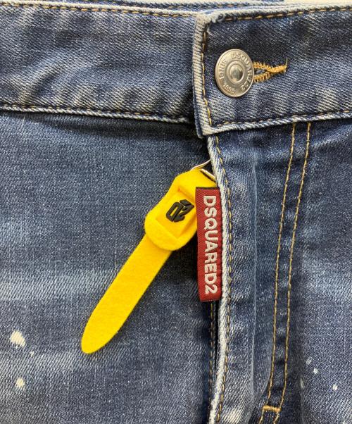 DSQUARED2（ディースクエアード）DSQUARED2 (ディースクエアード) SEXY TWIST JEAN インディゴ サイズ:50の古着・服飾アイテム