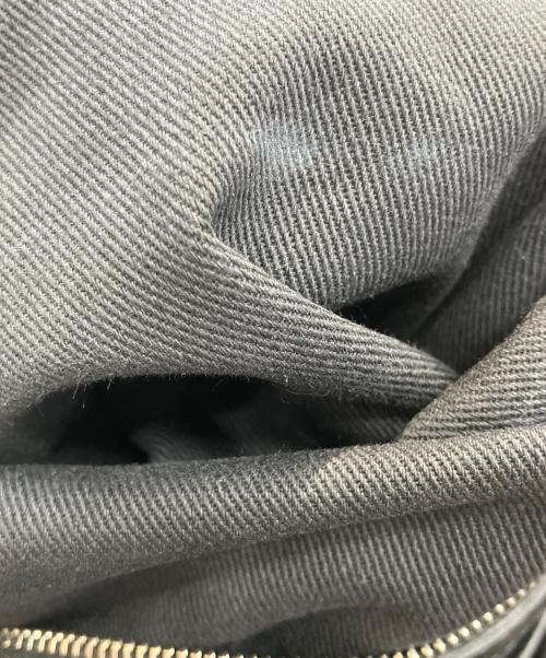 MOSCHINO（モスキーノ）MOSCHINO (モスキーノ) レザーバックパック　リュック ブラックの古着・服飾アイテム