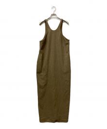 aere（アエレ）の古着「uruko herring bone one-piece」｜ブラウン
