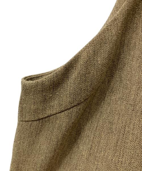 aere（アエレ）aere (アエレ) uruko herring bone one-piece ブラウン サイズ:38の古着・服飾アイテム