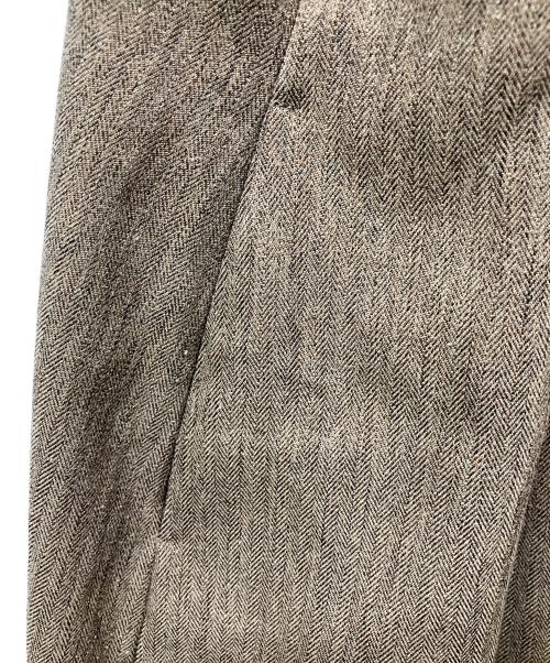 aere（アエレ）aere (アエレ) uruko herring bone one-piece ブラウン サイズ:38の古着・服飾アイテム