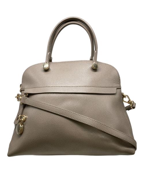 FURLA（フルラ）FURLA (フルラ) PIPER 2WAYバッグ ベージュの古着・服飾アイテム