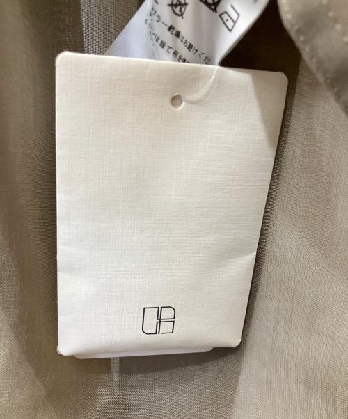Noble（ノーブル）Noble (ノーブル) オーガンジーWボタンロングジレ カーキ サイズ:38の古着・服飾アイテム