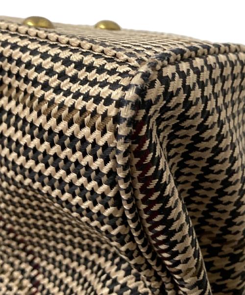 LAUREN RALPH LAUREN（ローレンラルフローレン）LAUREN RALPH LAUREN (ローレンラルフローレン) 切替トートバッグ ブラウン サイズ:下記参照の古着・服飾アイテム