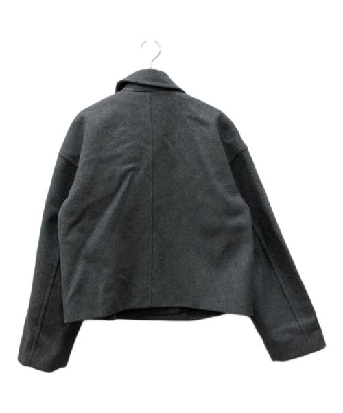 NAVE（ネイブ）NAVE (ネイブ) ダブルメルトン ショートPコート グレー サイズ:2の古着・服飾アイテム