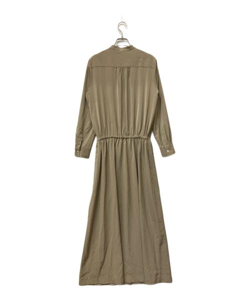 haunt（ハウント）haunt (ハウント) サテンワンピース ブラウン サイズ:38の古着・服飾アイテム
