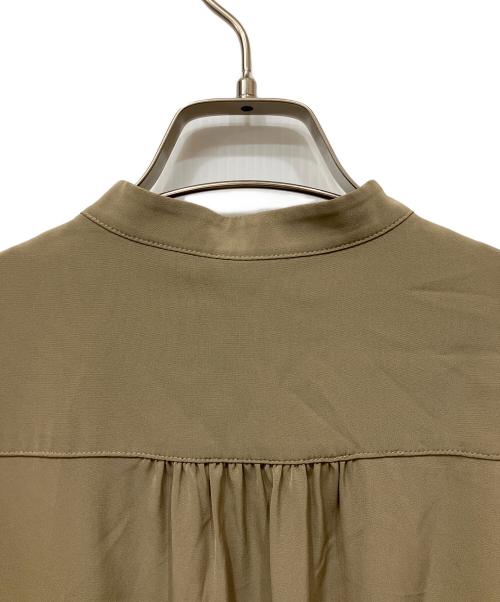 haunt（ハウント）haunt (ハウント) サテンワンピース ブラウン サイズ:38の古着・服飾アイテム
