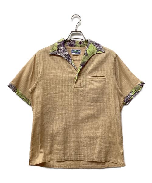 Sun Surf（サンサーフ）SUN SURF (サンサーフ) コットンシャツ ベージュ サイズ:MEDIUMの古着・服飾アイテム
