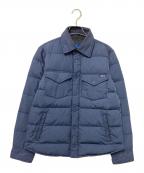 NANGAナンガ）の古着「ダウンシャツ」｜ネイビー