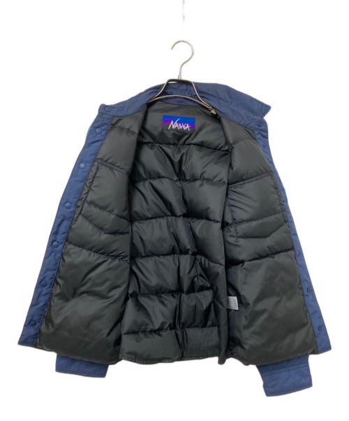 NANGA（ナンガ）NANGA (ナンガ) ダウンシャツ ネイビー サイズ:Sの古着・服飾アイテム