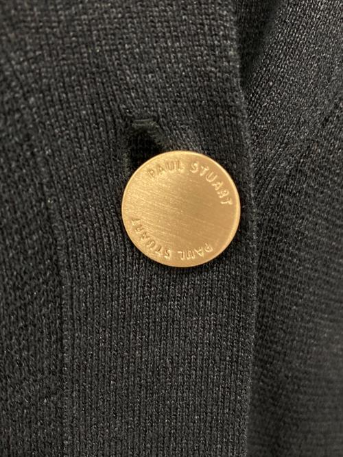 Paul Stuart（ポールスチュアート）Paul Stuart (ポールスチュアート) ペーパーミラノニットジャケット ネイビー サイズ:6の古着・服飾アイテム