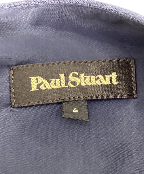 Paul Stuart（ポールスチュアート）Paul Stuart (ポールスチュアート) トリディメンションウールワンピース ネイビー サイズ:6の古着・服飾アイテム