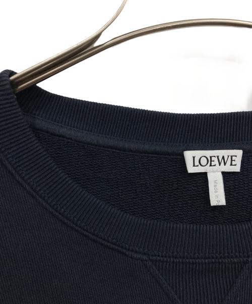 LOEWE（ロエベ）LOEWE (ロエベ) アナグラム レギュラーフィット スウェットシャツ ネイビー サイズ:Mの古着・服飾アイテム