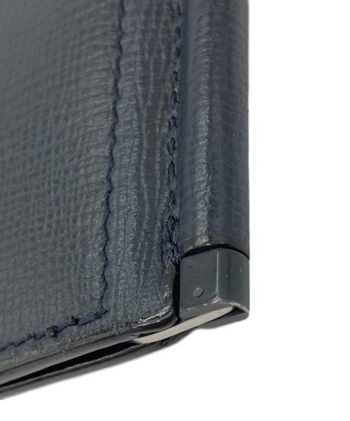 Valextra（ヴァレクストラ）Valextra (ヴァレクストラ) マネークリップ&カードケース ネイビーの古着・服飾アイテム