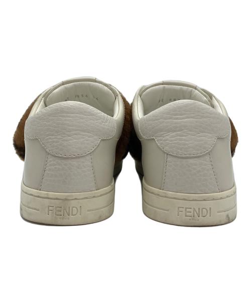 FENDI（フェンディ）FENDI (フェンディ) ズッカファースリッポン ホワイト サイズ:36の古着・服飾アイテム