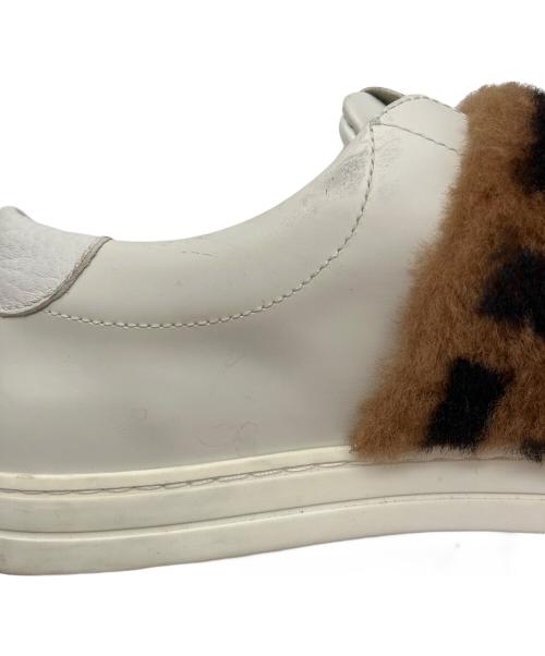 FENDI（フェンディ）FENDI (フェンディ) ズッカファースリッポン ホワイト サイズ:36の古着・服飾アイテム