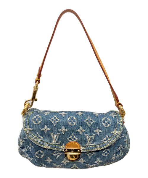 LOUIS VUITTON（ルイ ヴィトン）LOUIS VUITTON (ルイ ヴィトン) ミニ プリーティ ショルダーバッグ ブルー サイズ:ミニの古着・服飾アイテム