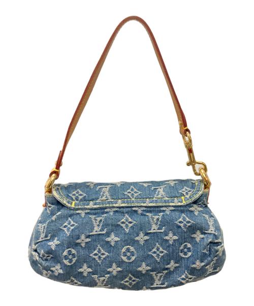 LOUIS VUITTON（ルイ ヴィトン）LOUIS VUITTON (ルイ ヴィトン) ミニ プリーティ ショルダーバッグ ブルー サイズ:ミニの古着・服飾アイテム