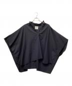 TAKAHIROMIYASHITA TheSoloIst.タカヒロミヤシタ ザソロイスト）の古着「nehru collar poncho shirt」｜ネイビー