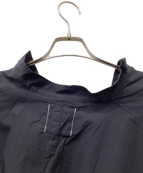 TAKAHIROMIYASHITA TheSoloIst.（タカヒロミヤシタ ザソロイスト）TAKAHIROMIYASHITA TheSoloIst. (タカヒロミヤシタ ザソロイスト) nehru collar poncho shirt ネイビー サイズ:44の古着・服飾アイテム
