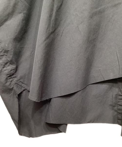 TAKAHIROMIYASHITA TheSoloIst.（タカヒロミヤシタ ザソロイスト）TAKAHIROMIYASHITA TheSoloIst. (タカヒロミヤシタ ザソロイスト) nehru collar poncho shirt ネイビー サイズ:44の古着・服飾アイテム