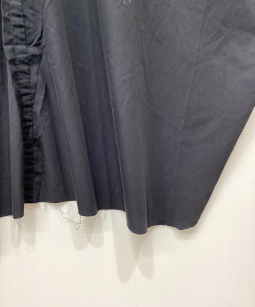 TAKAHIROMIYASHITA TheSoloIst.（タカヒロミヤシタ ザソロイスト）TAKAHIROMIYASHITA TheSoloIst. (タカヒロミヤシタ ザソロイスト) nehru collar poncho shirt ネイビー サイズ:44の古着・服飾アイテム