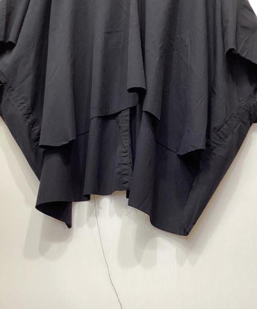 TAKAHIROMIYASHITA TheSoloIst.（タカヒロミヤシタ ザソロイスト）TAKAHIROMIYASHITA TheSoloIst. (タカヒロミヤシタ ザソロイスト) nehru collar poncho shirt ネイビー サイズ:44の古着・服飾アイテム
