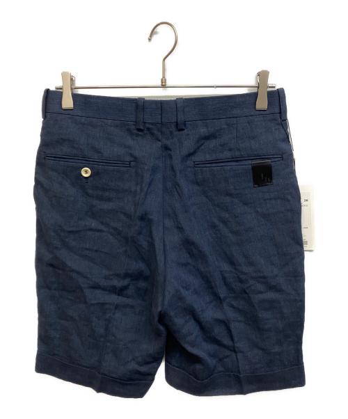 N.HOOLYWOOD（エヌ ハリウッド）N.HOOLYWOOD (エヌ ハリウッド) リネンショーツ ネイビー サイズ:36の古着・服飾アイテム