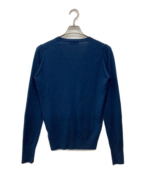 JOHN SMEDLEY（ジョンスメドレー）JOHN SMEDLEY (ジョンスメドレー) カーディガン ブルー サイズ:XSの古着・服飾アイテム