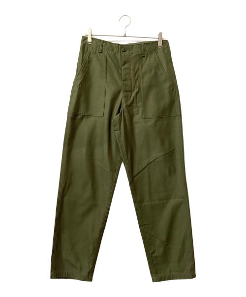 CIOTA（シオタ）CIOTA (シオタ) CIOTA スビンコットンバックサテンベイカーパンツ オリーブ サイズ:5の古着・服飾アイテム