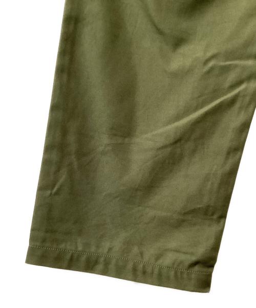 CIOTA（シオタ）CIOTA (シオタ) CIOTA スビンコットンバックサテンベイカーパンツ オリーブ サイズ:5の古着・服飾アイテム