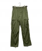 CIOTAシオタ）の古着「スビンコットンウェザージャングルファティーグパンツ」｜オリーブ