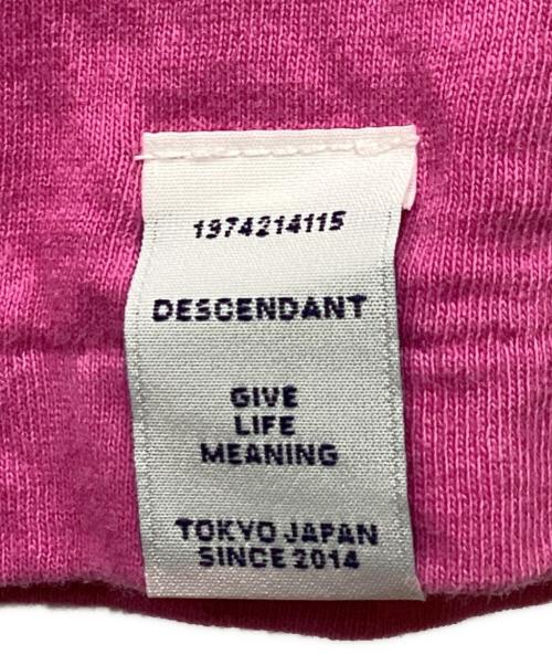 DESCENDANT（ディセンダント）DESCENDANT (ディセンダント) Tシャツ ピンク サイズ:2の古着・服飾アイテム