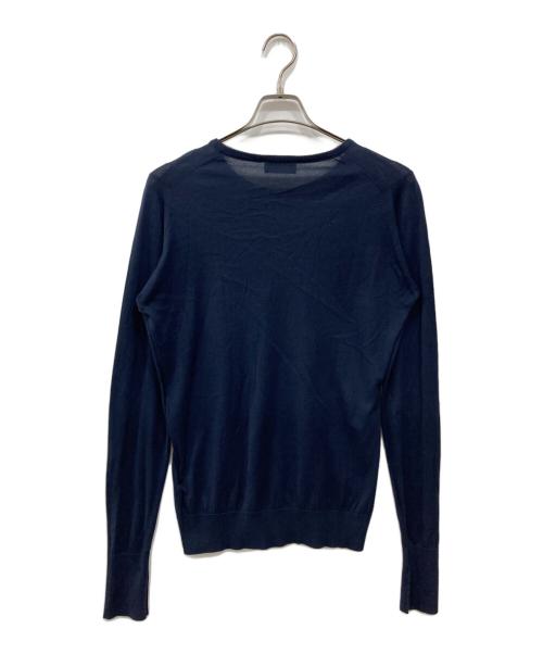 JOHN SMEDLEY（ジョンスメドレー）JOHN SMEDLEY (ジョンスメドレー) クルーネックニット ネイビー サイズ:XSの古着・服飾アイテム