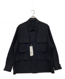 COMOLI（コモリ）の古着「ウールギャバ B.D.U ジャケット」｜ネイビー
