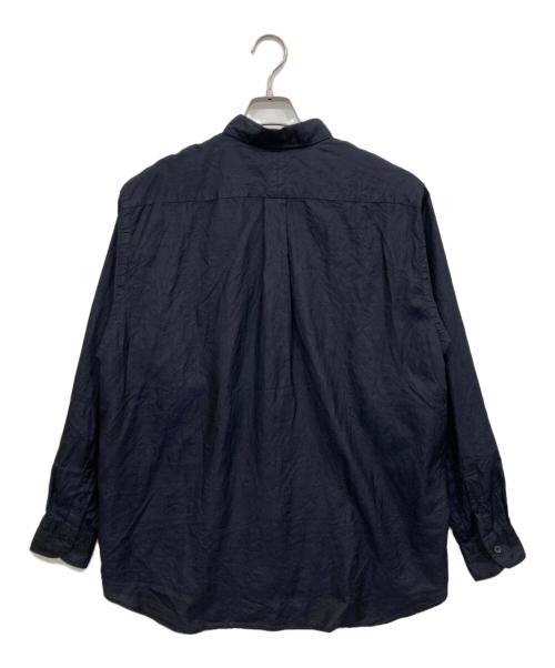 COMOLI（コモリ）COMOLI (コモリ) 杢シルク シャツ ネイビー サイズ:1 未使用品の古着・服飾アイテム